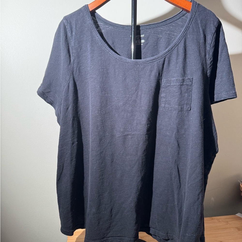 Lane Bryant Classic Black T-Shirt
